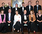 Governor General Adrienne Clarkson with the editorial staff of the Globe's Report on Business