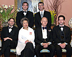 Governor General Adrienne Clarkson with the editorial staff of the Globe and Mail