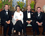 Governor General Adrienne Clarkson with staff members of The Independent.
