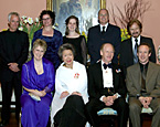 Governor General Adrienne Clarkson with the editorial staff of the Canadian Medical Association Journal and Radio-Canada's science program D&eacute;couverte.