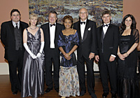 Governor General Micha&euml;lle Jean with the editorial staff of CBC.
