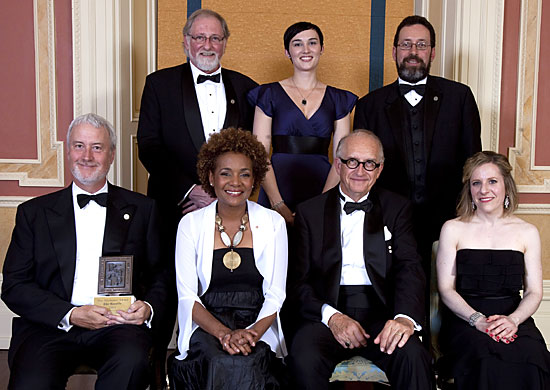 The
                 Gazette Editorial staff with the Governor General