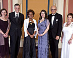 Governor General Micha�lle Jean with the editorial staff of the Times Colonist