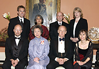Their Excellencies Adrienne Clarkson and John Ralston Saul with the editorial staff of CBC-TV.